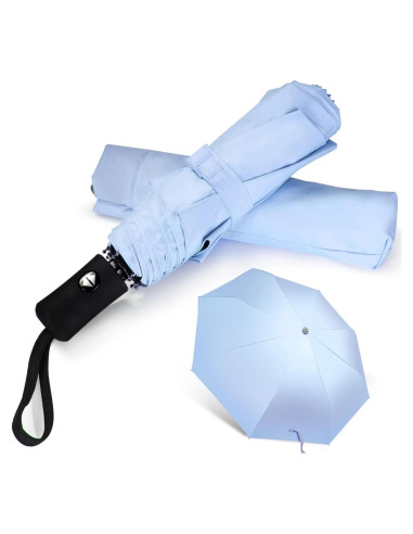 Paraguas de Viaje Compacto Plegable Shinok Azul Ligero