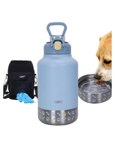 Botella de Agua Aislada GiNT 37oz para Perros y Humanos
