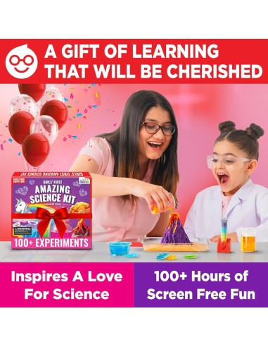 Kit de Ciencia Asombroso Doctor Jupiter para Niñas 4+ | 100+ Experimentos