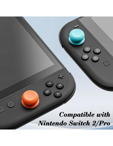 Juego de Empuñaduras para Pulgar Tyasoleil 6PCS Naranja+Azul Juego de Empuñaduras para Pulgar Tyasoleil 6PCS Naranja+Azul