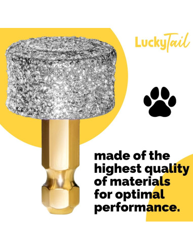 Amoladora de Uñas para Perros LuckyTail - Cabezal de Repuesto - Calidad Premium - Punta de Diamante