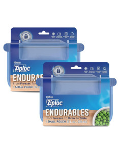 Bolsas de Silicona Reutilizables Ziploc Endurables 1 Taza 2 Pcs