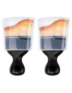 Cepillo de Detalle para Automóvil Flewfun 2 Pcs Amarillo