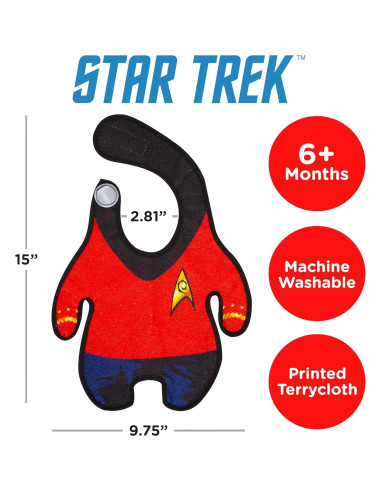 Babero de Ingeniería Star Trek GAMAGO 19x33 cm