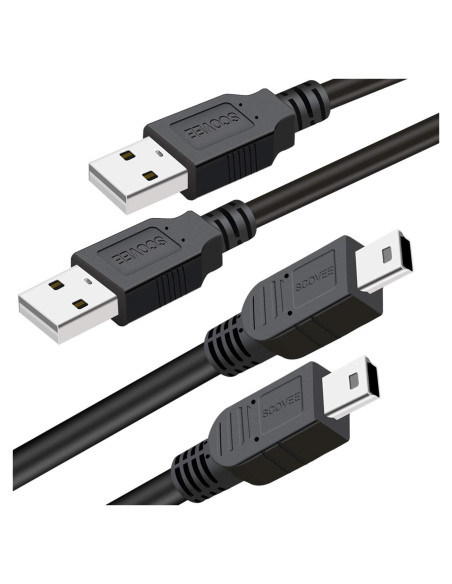 Cable de carga extra largo 3m SCOVEE para PS3 DualShock Cable de carga extra largo 3m SCOVEE para PS3 DualShock