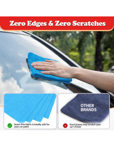 Toallas de Microfibra FIXSMITH, Paquete de 24, 29.2 cm