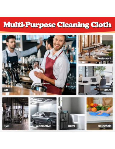 Toallas de Microfibra FIXSMITH, Paquete de 24, 29.2 cm