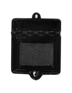 Reposaplatos de Cerámica ONTUBE 19.05 cm Apto Lavavajillas Negro