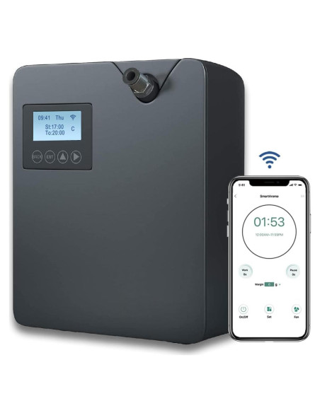 Difusor de Aceite Esencial Zinyeme Pro300 300ml Negro Wi-Fi