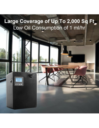 Difusor de Aceite Esencial Zinyeme Pro300 300ml Negro Wi-Fi