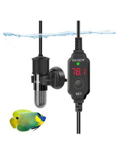 Calentador de Acuario YOFOTHS 10W Submersible para 1.9-11.4L