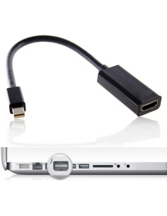 Adaptador Mini DisplayPort a HDMI HDMIHOME CY-TB-001-BK 1080p 2