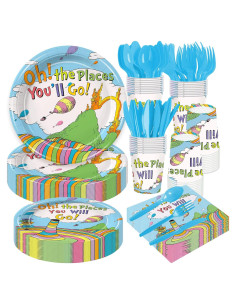 Juego de Vajilla de Fiesta Chicvizi 168 Piezas para 24 Invitados