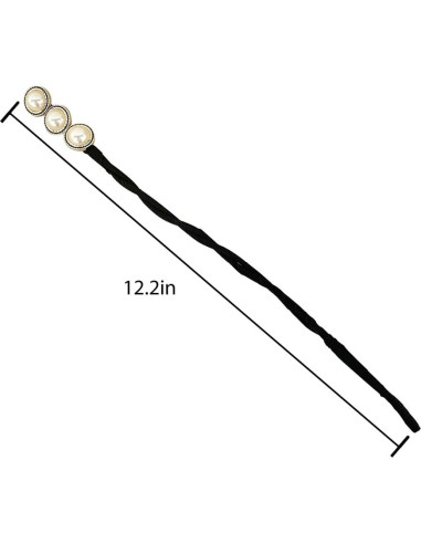 4 Piezas Hacedor de Moño de Cabello Flexible Much Hotter