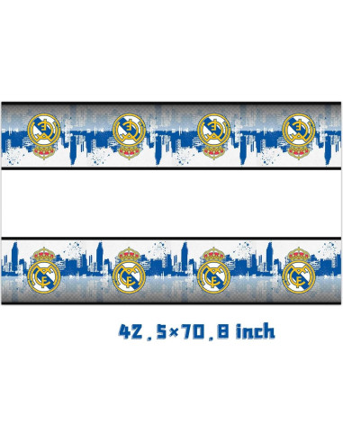 2Pack Mantel Desechable Cumpleaños Real Madrid 70x107 cm
