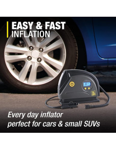 Inflador de Neumáticos Fix-a-Flat S40074, Compresor 12V Digital 2