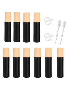 10 Botellas de Vidrio Esmerilado 10ml YORROR para Aceites Esenciales