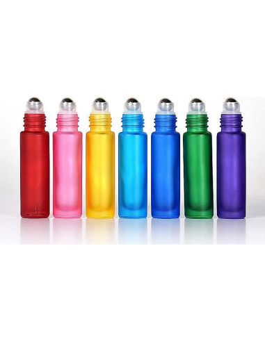 10 Botellas de Vidrio Esmerilado 10ml YORROR para Aceites Esenciales