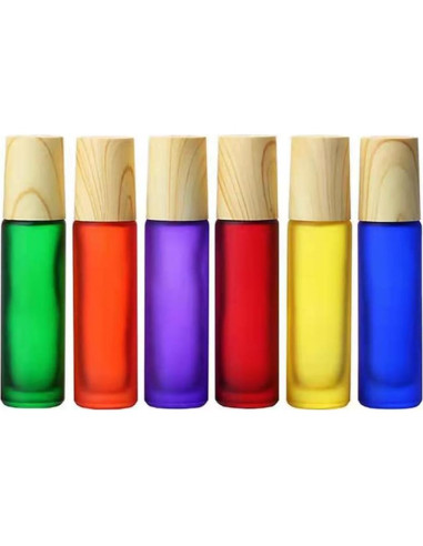 10 Botellas de Vidrio Esmerilado 10ml YORROR para Aceites Esenciales