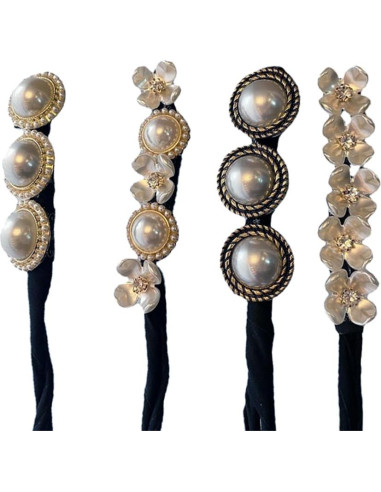 4 Piezas Hacedor de Moño de Cabello Flexible Much Hotter