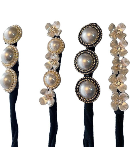 4 Piezas Hacedor de Moño de Cabello Flexible Much Hotter