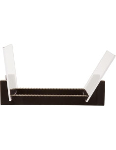 Soporte para Discos de Vinilo KAIU - Madera Sólida y Acrílico - Almacena 50 LPs 2
