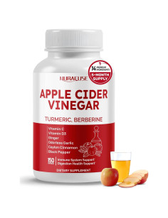 Suplemento de Vinagre de Sidra de Manzana NuraFuse 150 Cápsulas