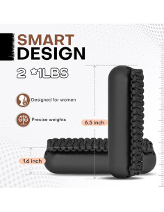 Conjunto de Pesas de Mano Hikeen 0.45kg x 2 para Ejercicio 2