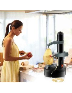 Pelador Eléctrico de Patatas JIAN YA NA Automático 2 Cuchillas 2