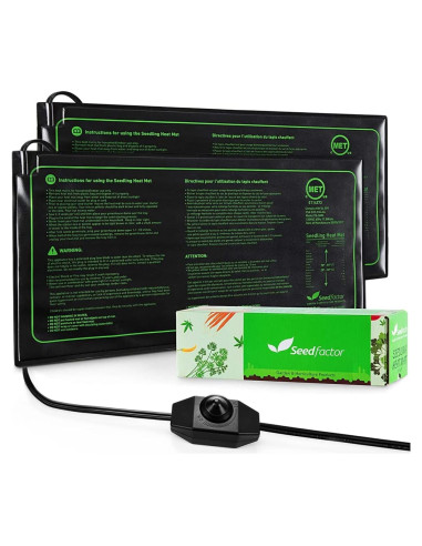 Almohadilla Térmica para Plántulas Seedfactor 2 Unidades 27.7x10.4cm