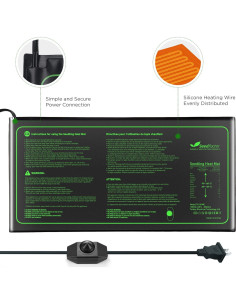 Almohadilla Térmica para Plántulas Seedfactor 2 Unidades 27.7x10.4cm 2