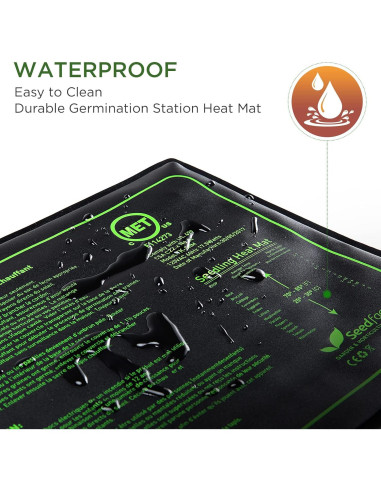 Almohadilla Térmica para Plántulas Seedfactor 2 Unidades 27.7x10.4cm