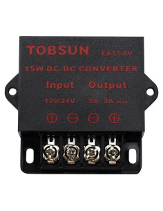 Convertidor DC Regulador 5V 3A BINZET 15W Protección Completa