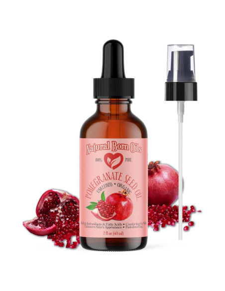 Aceite de Semilla de Granada Natural Born 60ml Orgánico Prensado en Frío