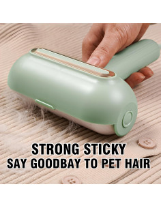 Rodillo de Pelusa Reutilizable GOPONG Verde - Ecológico y Compacto 2