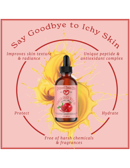 Aceite de Semilla de Granada Natural Born 60ml Orgánico Prensado en Frío