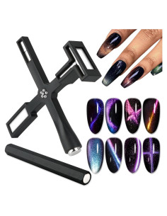 Herramientas de Imán para Uñas EBANKU 5 en 1 Doble Cara