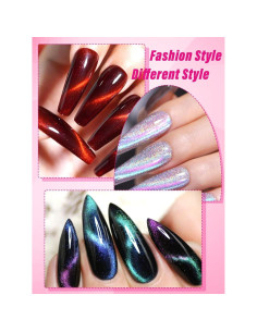 Herramientas de Imán para Uñas EBANKU 5 en 1 Doble Cara 2