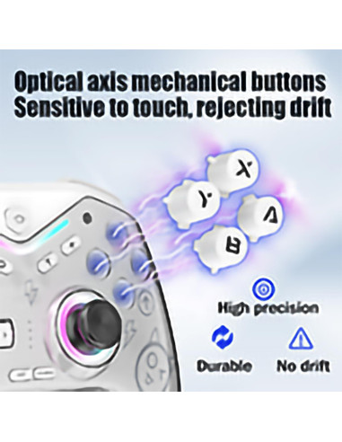 Controlador Inalámbrico SHUTTLECOCK para Switch y PC - RGB