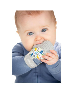 Mitón de Dentición Malarkey Kids Munch Mitt Rugido de Dino 2