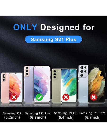 Funda Magnética Samsung Galaxy S21 Plus 6.7" - Resistente a Golpes