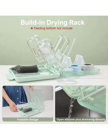 Juego de cepillos limpiadores 6 en 1 YomauiYee para bebés