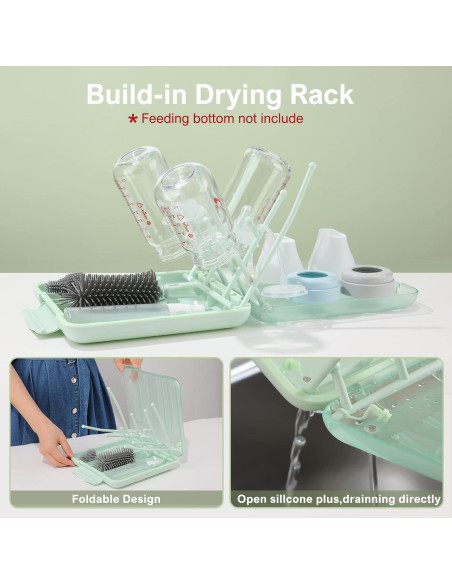 Juego de cepillos limpiadores 6 en 1 YomauiYee para bebés