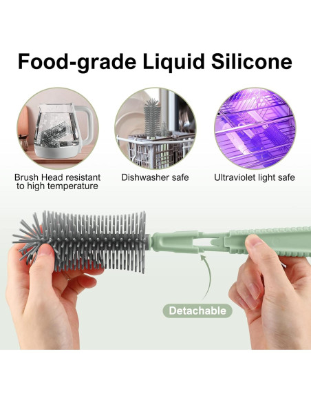 Juego de cepillos limpiadores 6 en 1 YomauiYee para bebés