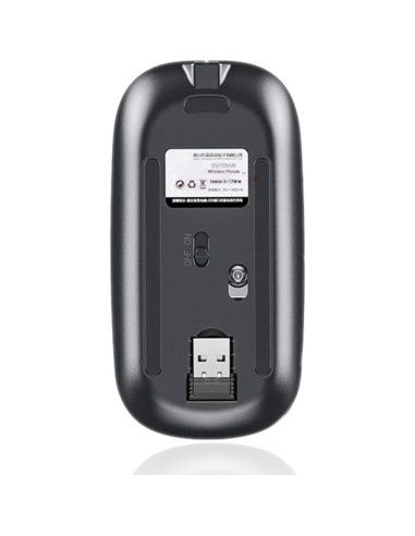 Ratón Inalámbrico Rosa Gradiente Blingbybri con Rhinestones