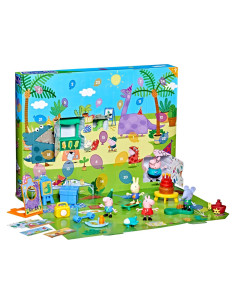 Calendario de Cuenta Regresiva Peppa Pig con 24 Juguetes y Stickers