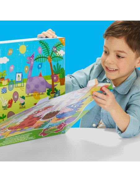 Calendario de Cuenta Regresiva Peppa Pig con 24 Juguetes y Stickers Calendario de Cuenta Regresiva Peppa Pig con 24 Juguetes y Stickers