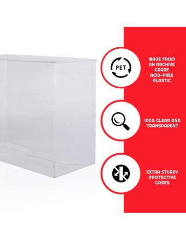 EVORETRO Funda Doble Protectora para Funko Pop - 10 Piezas