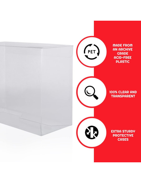 EVORETRO Funda Doble Protectora para Funko Pop - 10 Piezas