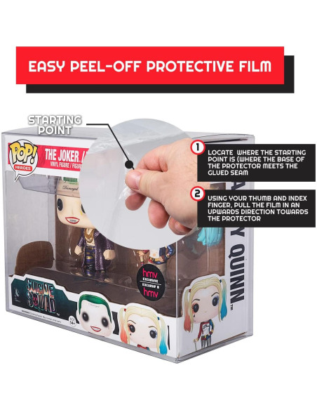 EVORETRO Funda Doble Protectora para Funko Pop - 10 Piezas
